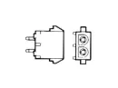 Receptacle Housings 3Position 600V 350429-1 (Chính hãng)